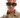 New Look - Lunettes de soleil rectangulaires - Noir